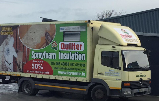 Quilter Insulation truck
